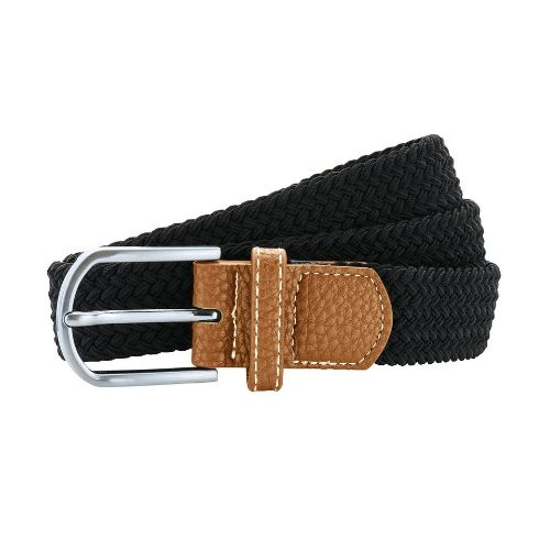 Asquith & Fox Braid Stretch Belt Black